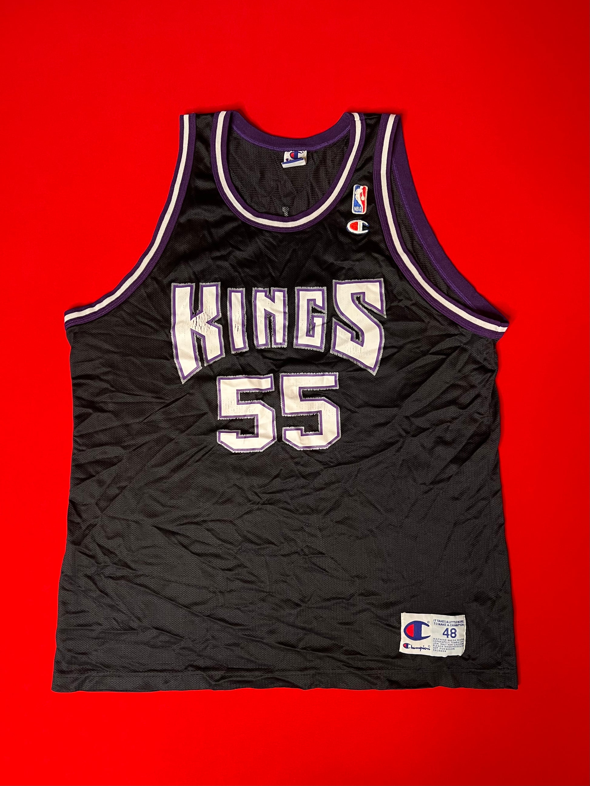 Jason Williams Vintage Sacramento Kings Champion Jersey 48 